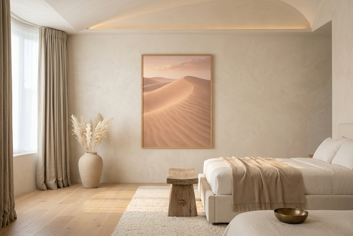 Nature & Mer — Silence of the Dunes, in a bedroom