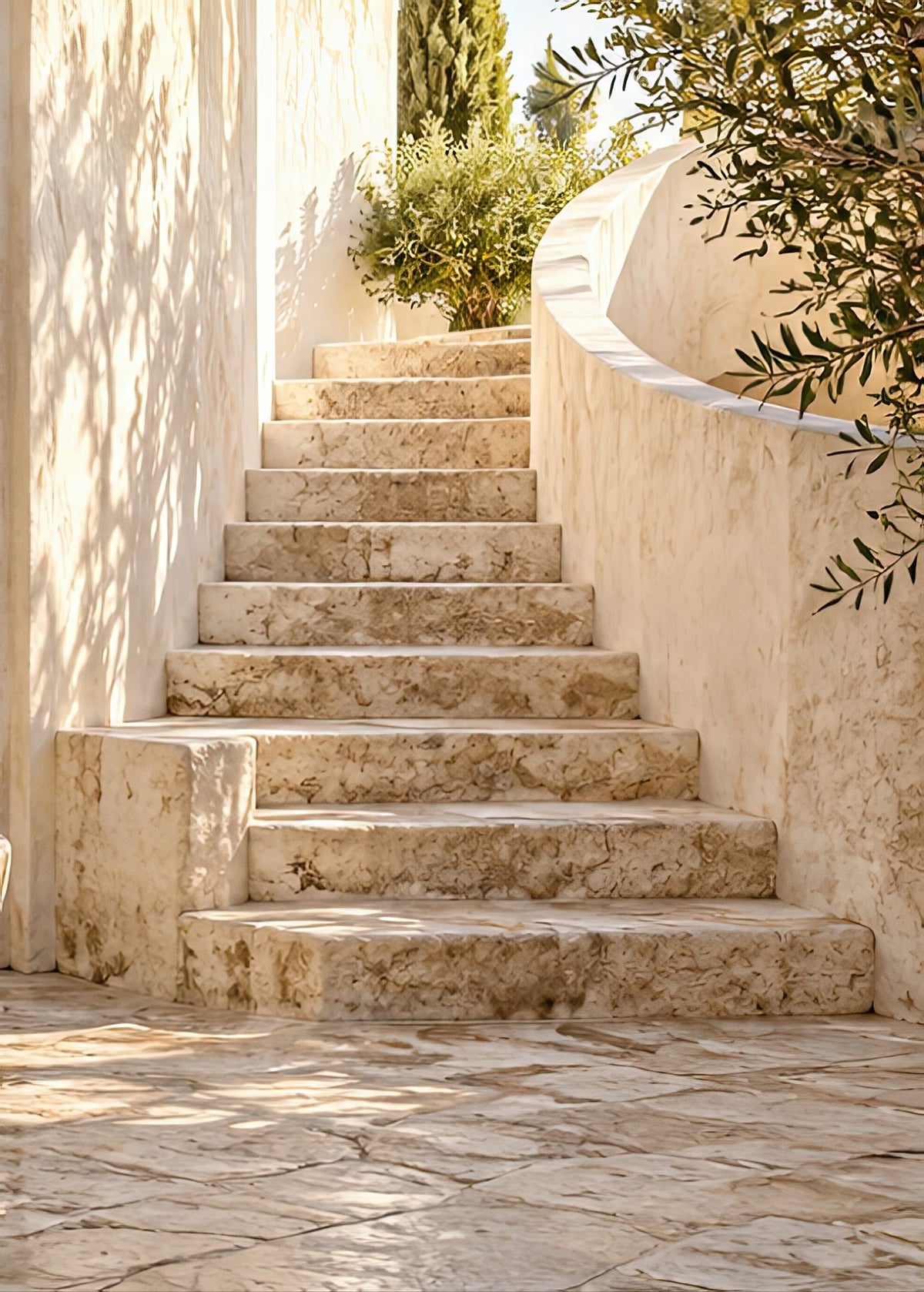 L'Escalier du Patio — affiche murale, poster sans cadre