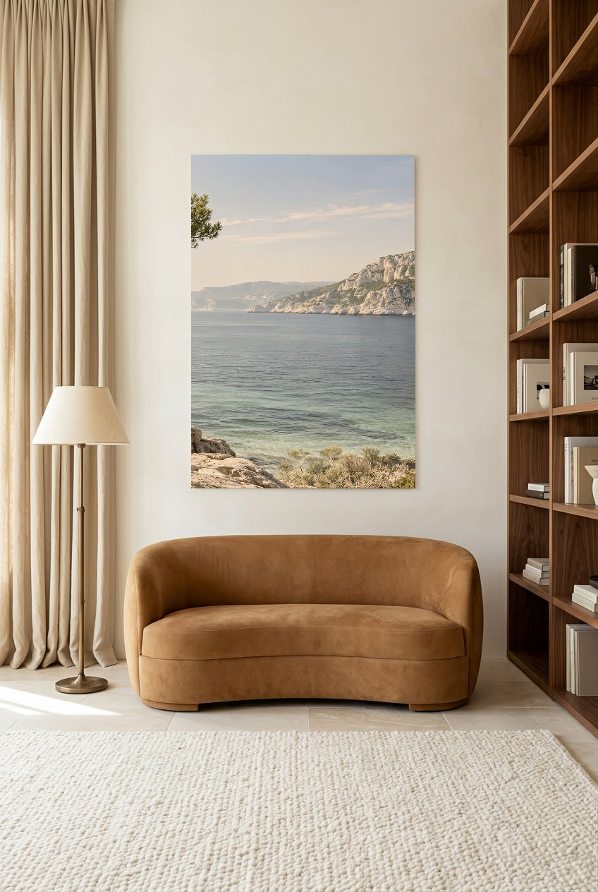 La Costa Lontana — poster senza cornice in un angolo lettura