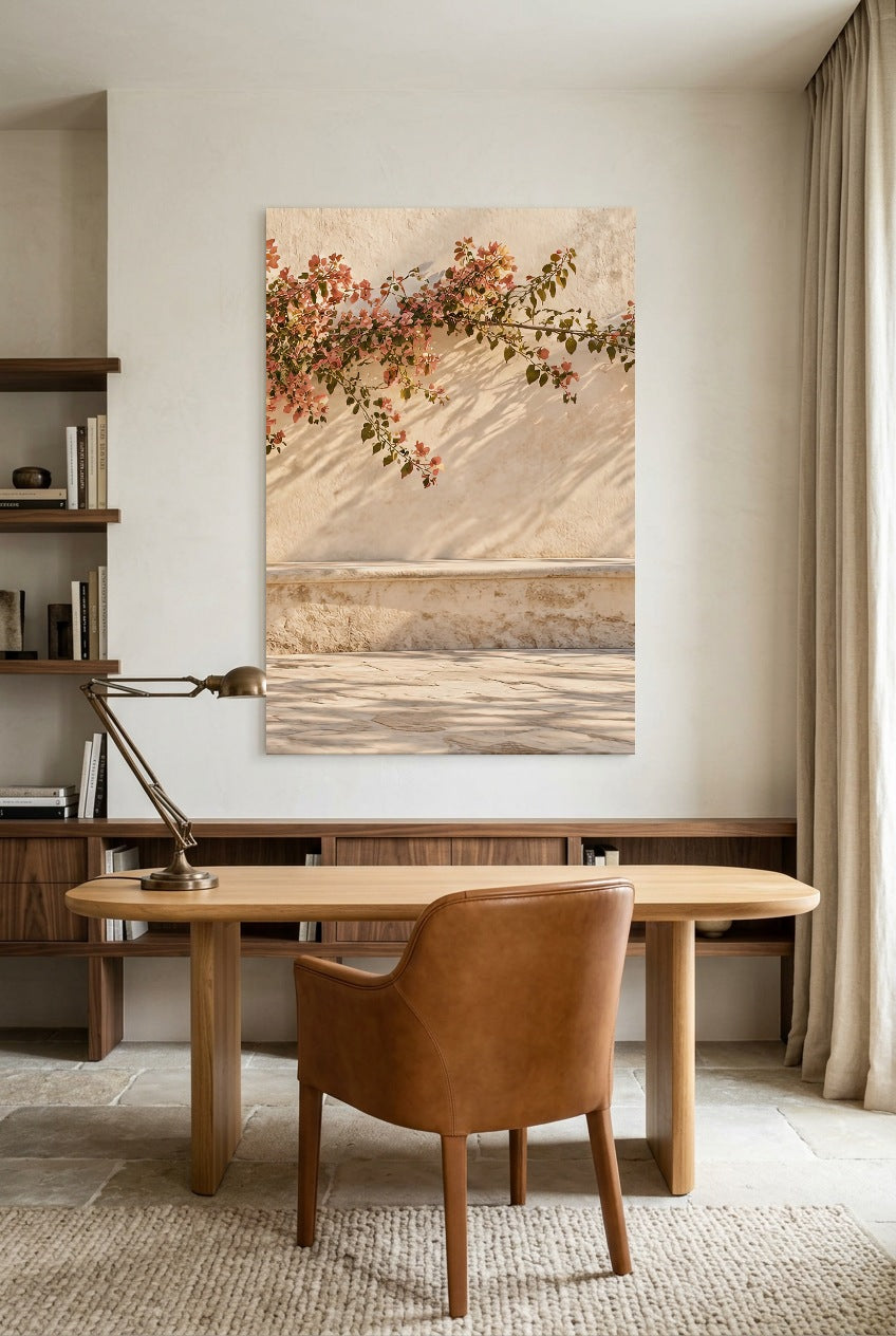 La Branche Fleurie — affiche sans cadre dans un bureau