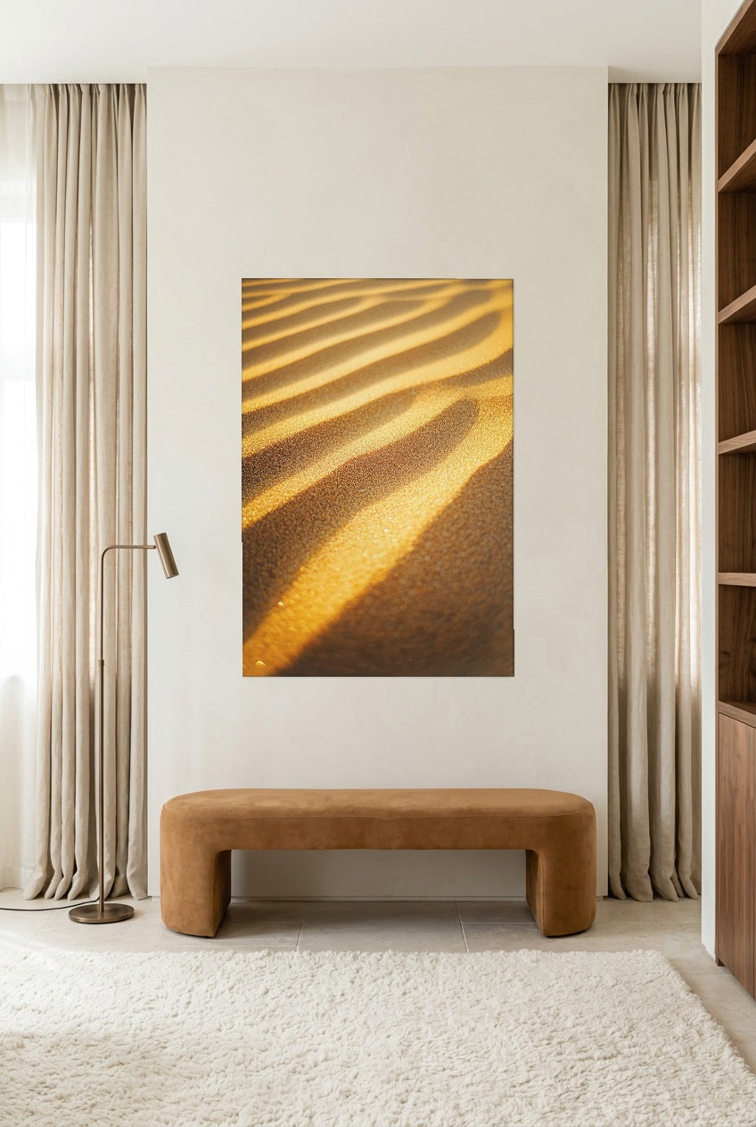 De Gouden Groeven — poster zonder lijst in een leeskamer