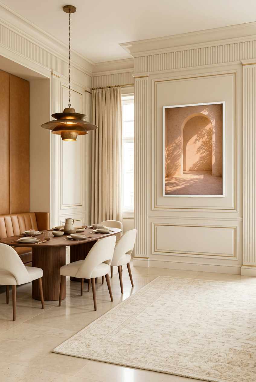 Solar Arch — poster in a white frame in a dining room