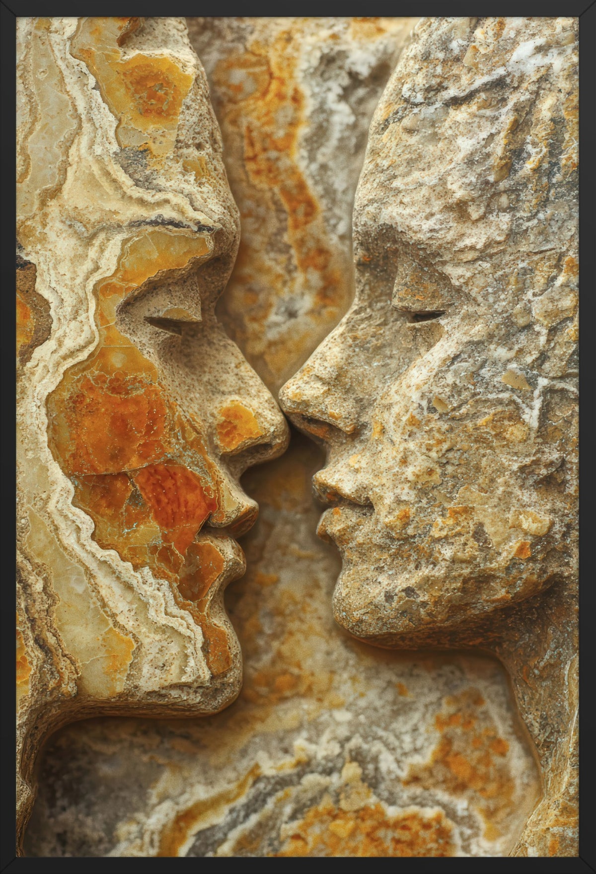 Ember — poster in a black frame, front view