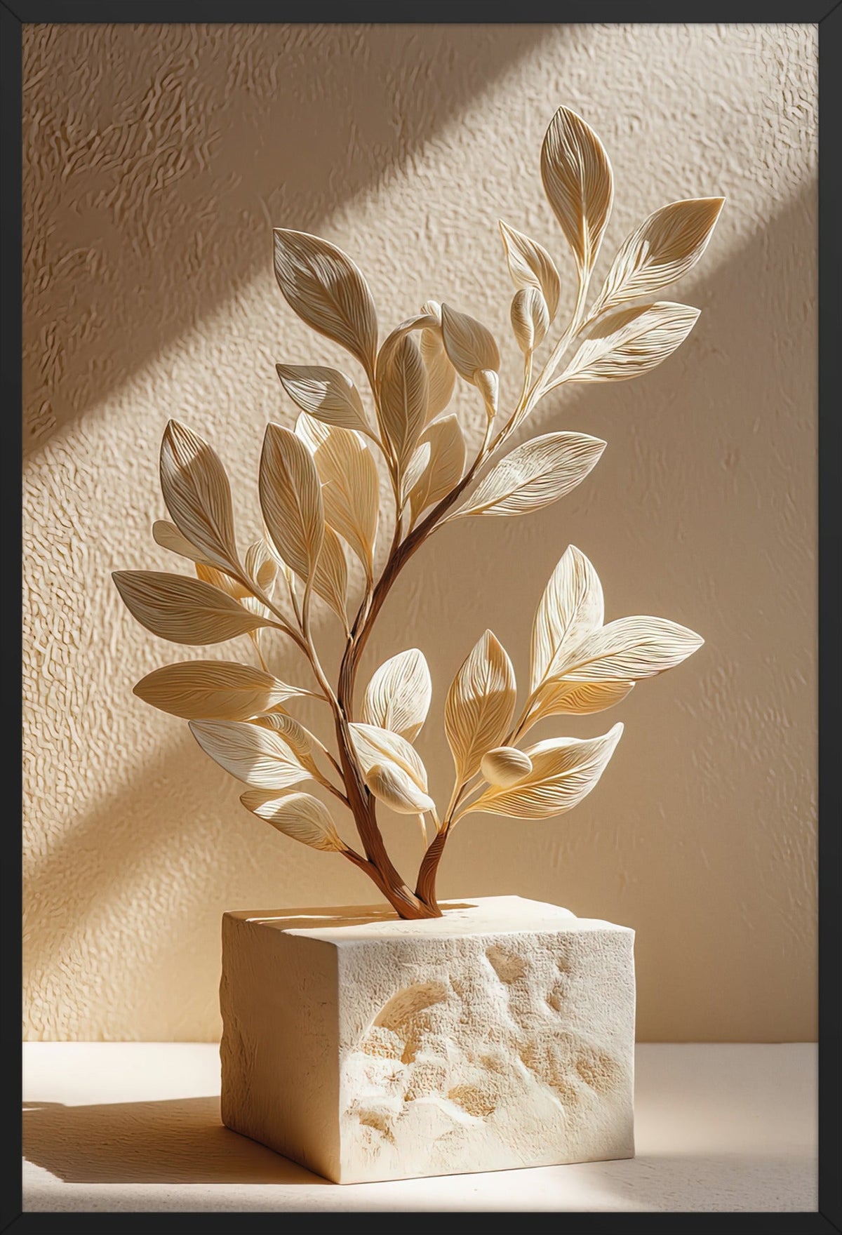 De Gouden Laurier — ingelijst in zwart, 61 × 91 cm