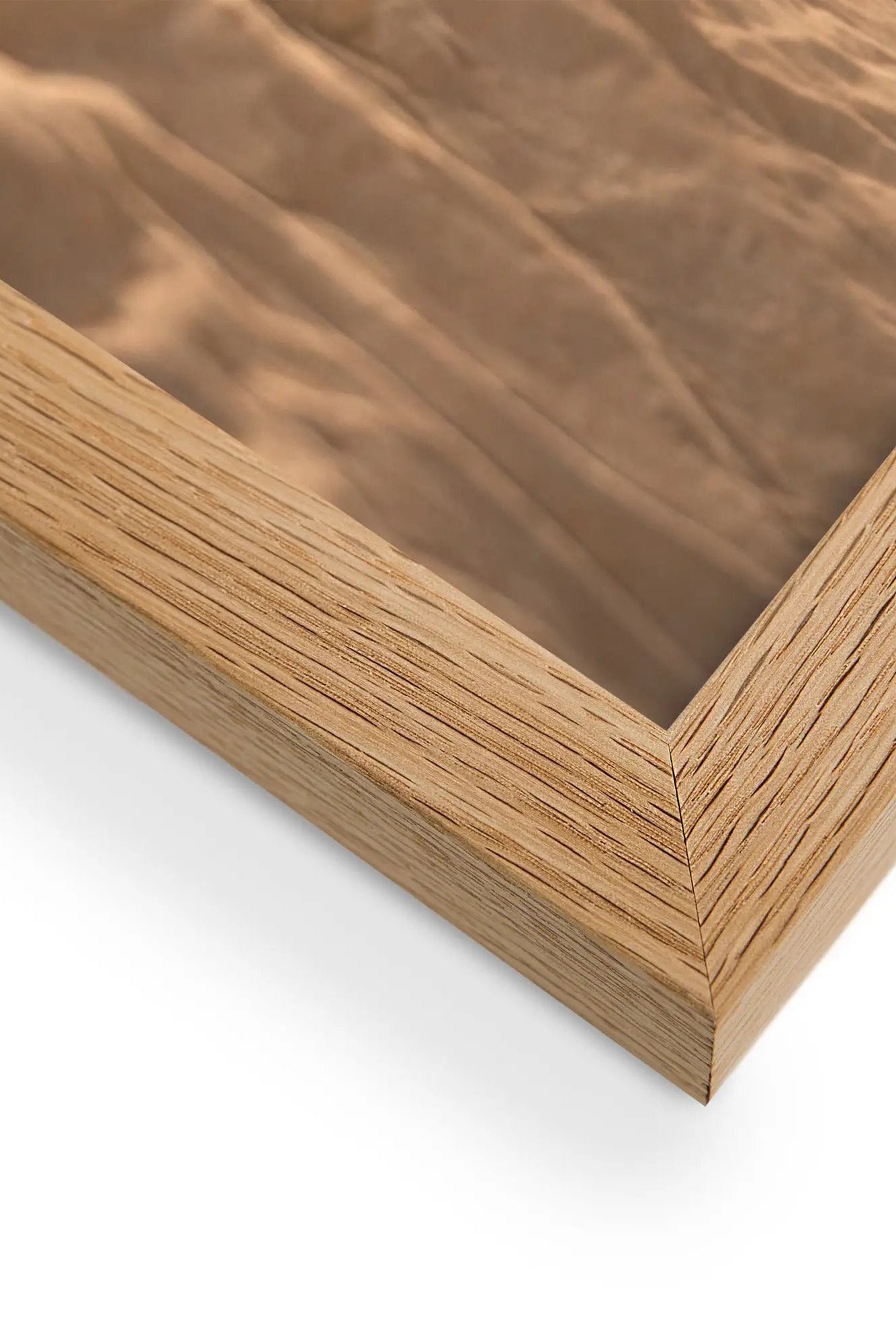 L'Ombre Dorée — Minimalist väggaffisch guld beige rum