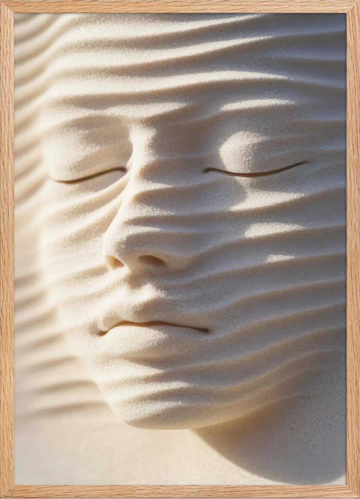 Âme de Sable — Encadrée — affiche murale minimaliste | Cassili-home