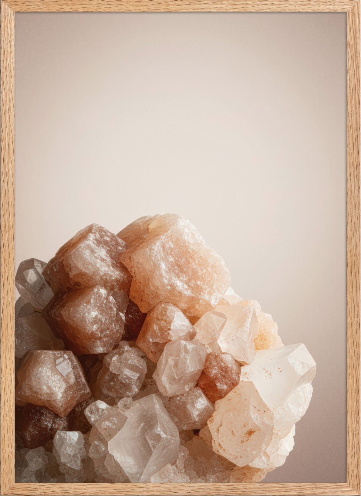 Cristal Brut — Encadrée — affiche murale minimaliste | Cassili-home