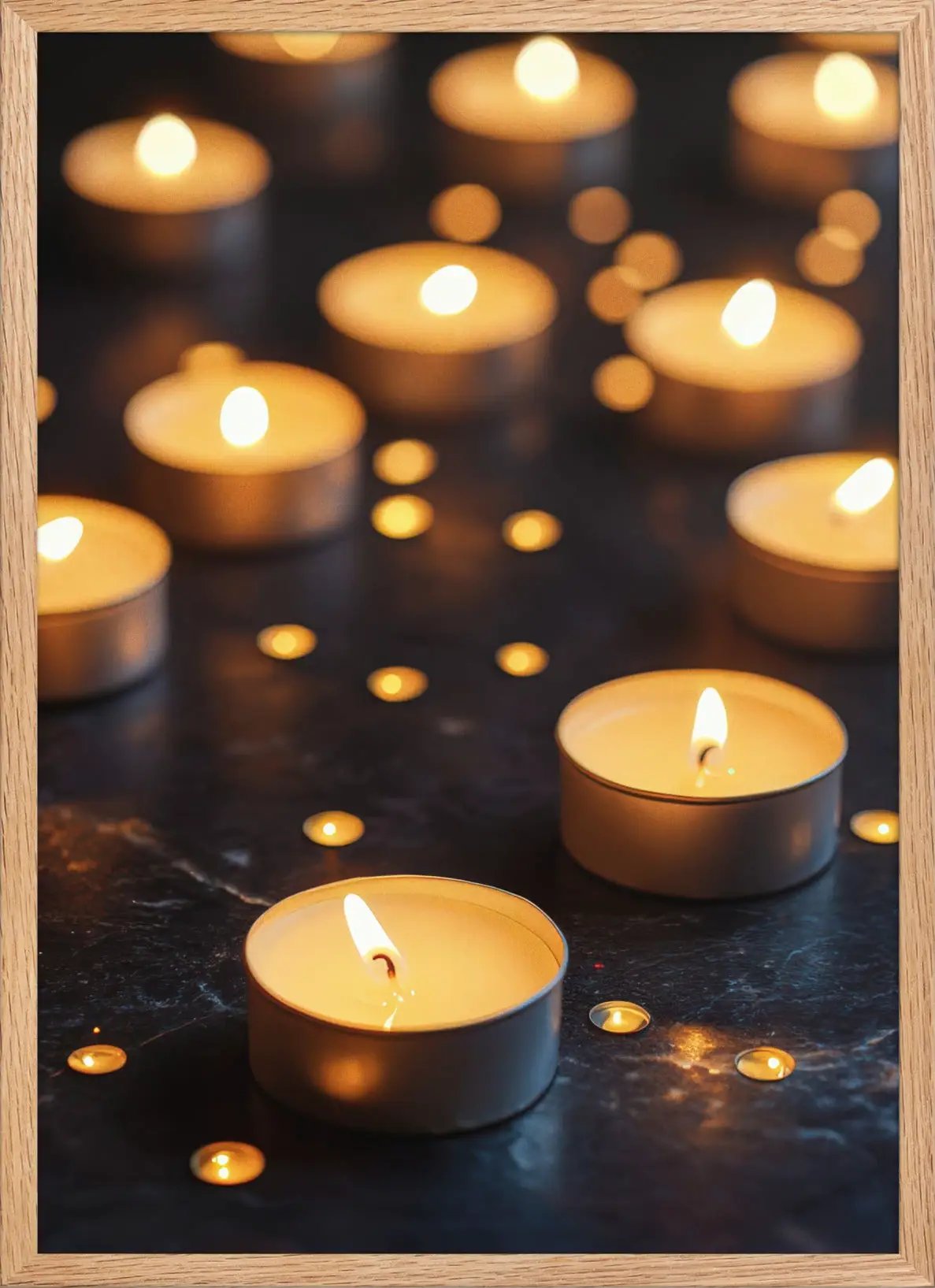 Constellation of Candles — Framed