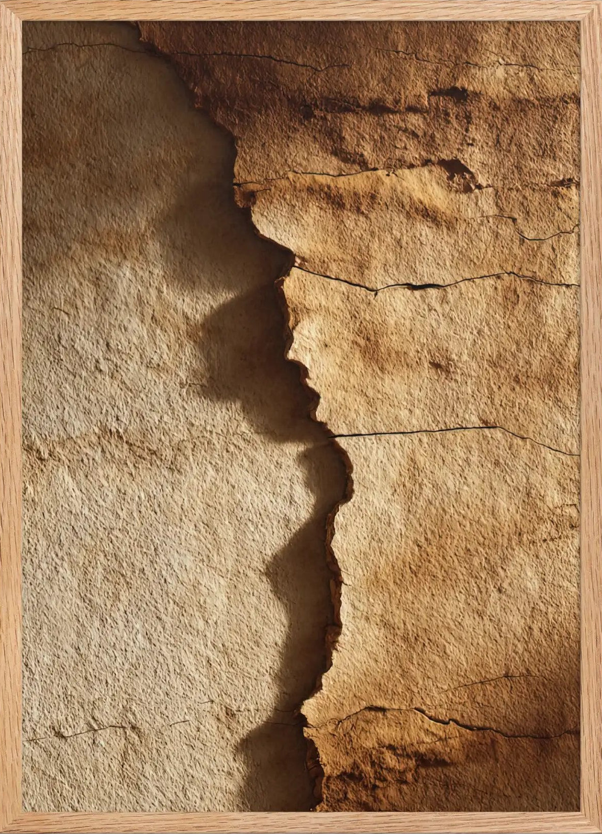 The Sandstone Crack — Framed