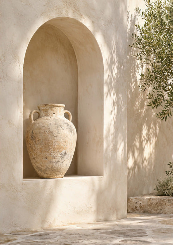 The Amphora Niche — unframed poster 70 × 100 cm, 189 gsm matte paper