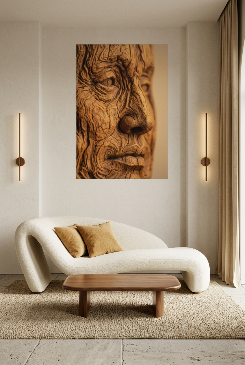 Oak Spirit — unframed poster in a living room