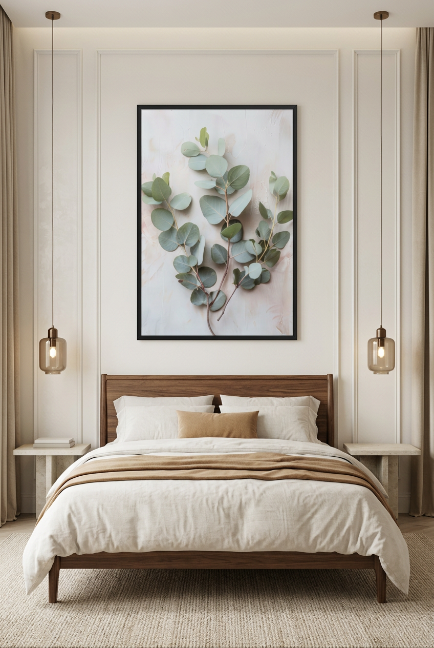 Herbier d’Eucalyptus cadre noir