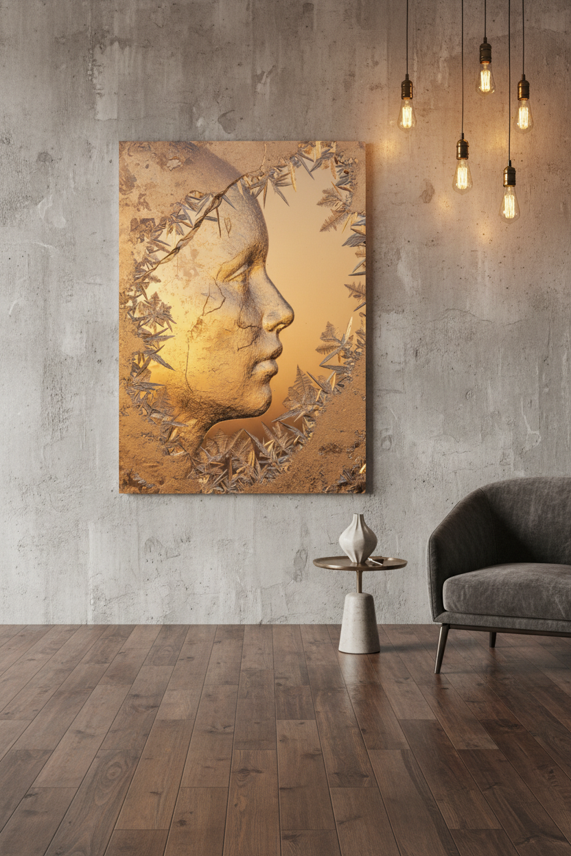 Visage de Givre — loft industriel posé au sol | Cassili-home