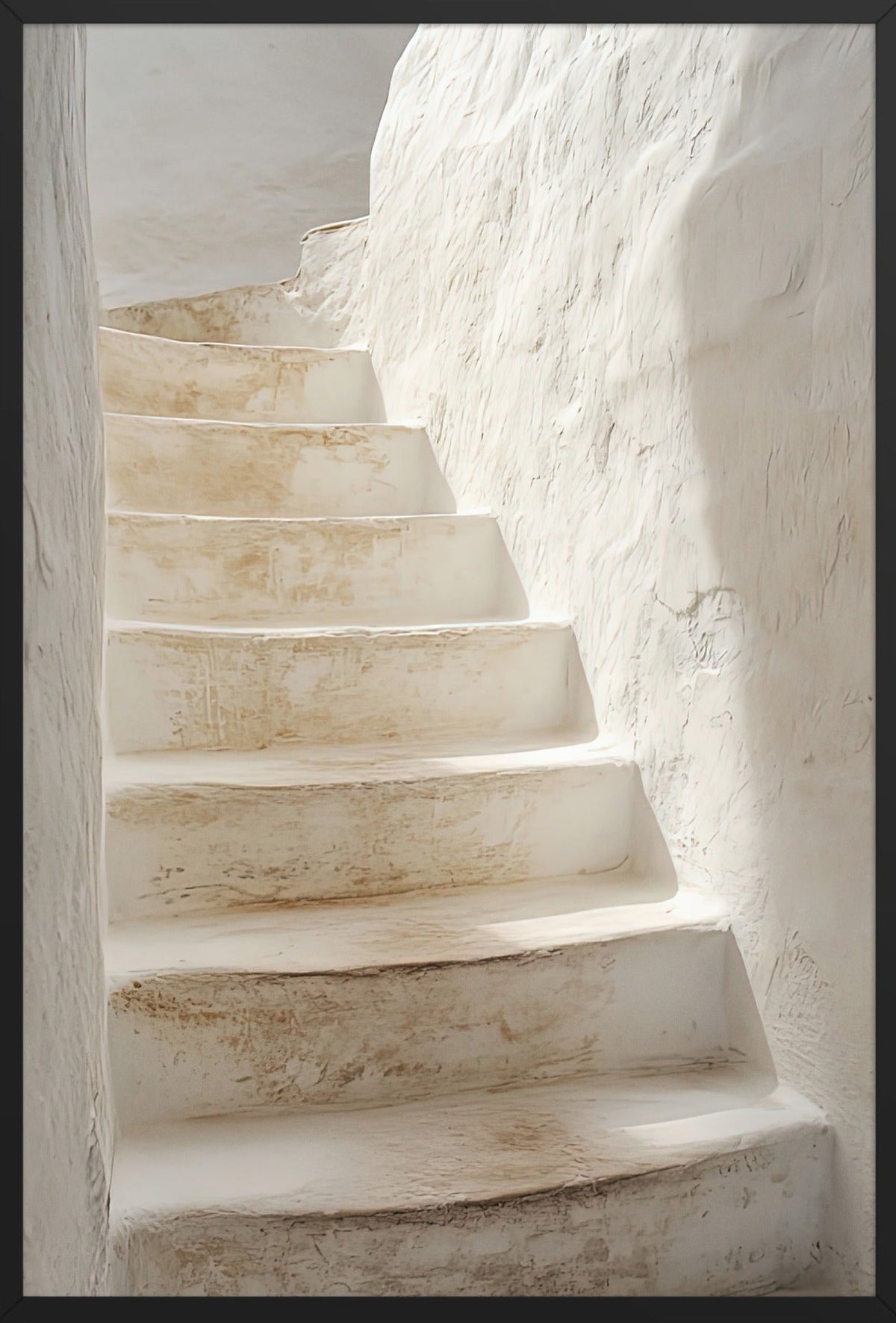 L’Escalier de Chaux — affiche encadrée noire, 61 × 91 cm