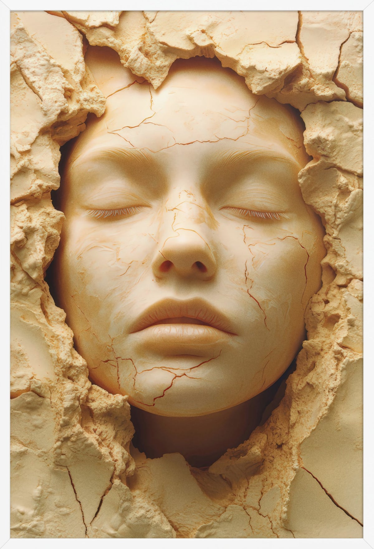 The Awakening of Clay — poster in a white frame, front view