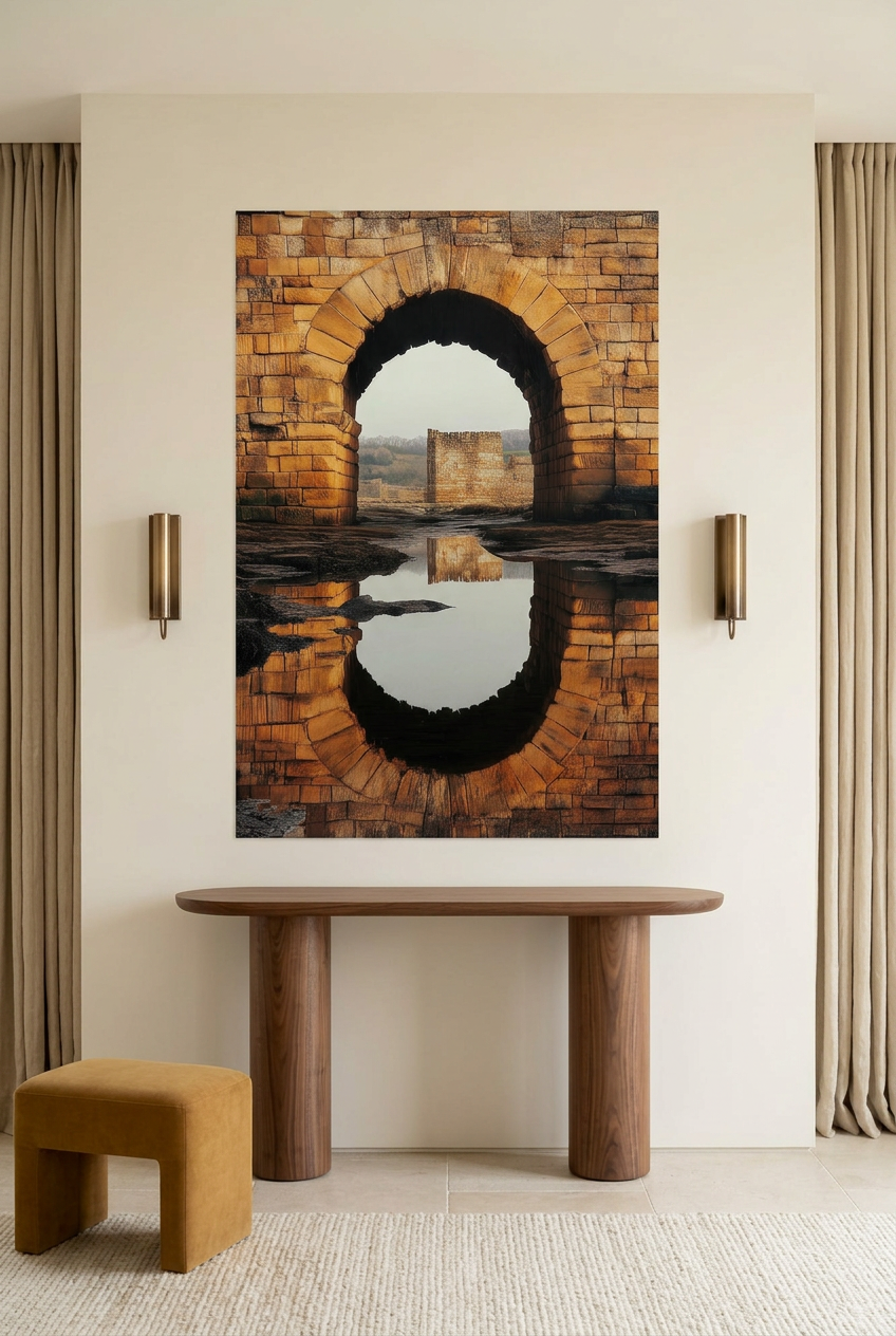 Het Oog van het Kasteel — poster in een hal