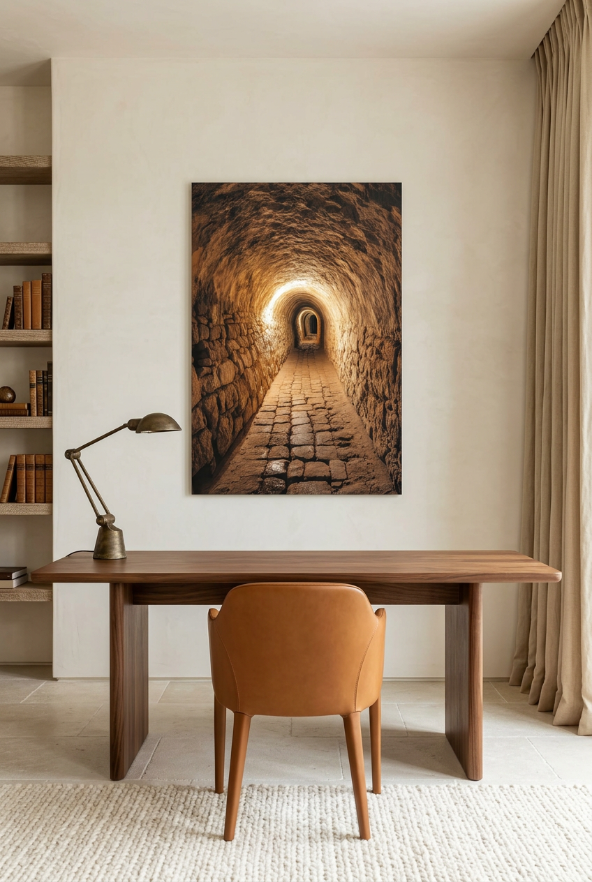 L'Infini de Pierre — Poster ohne Rahmen im Arbeitszimmer