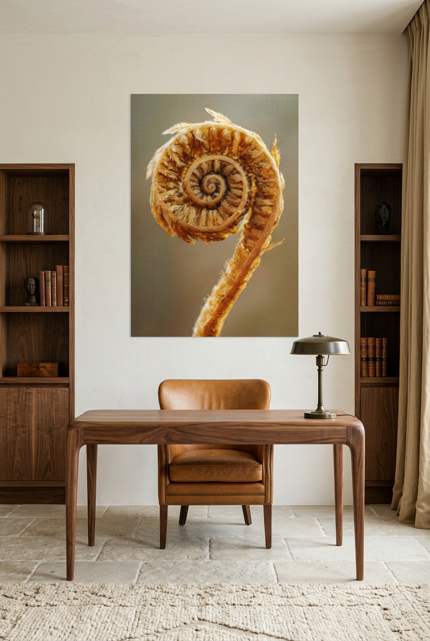 La Crosse d'Or — unframed poster in a home office