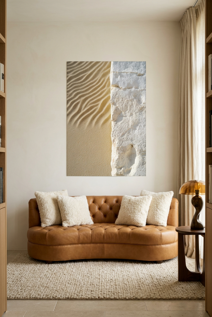 La Frontière — unframed poster in a reading room