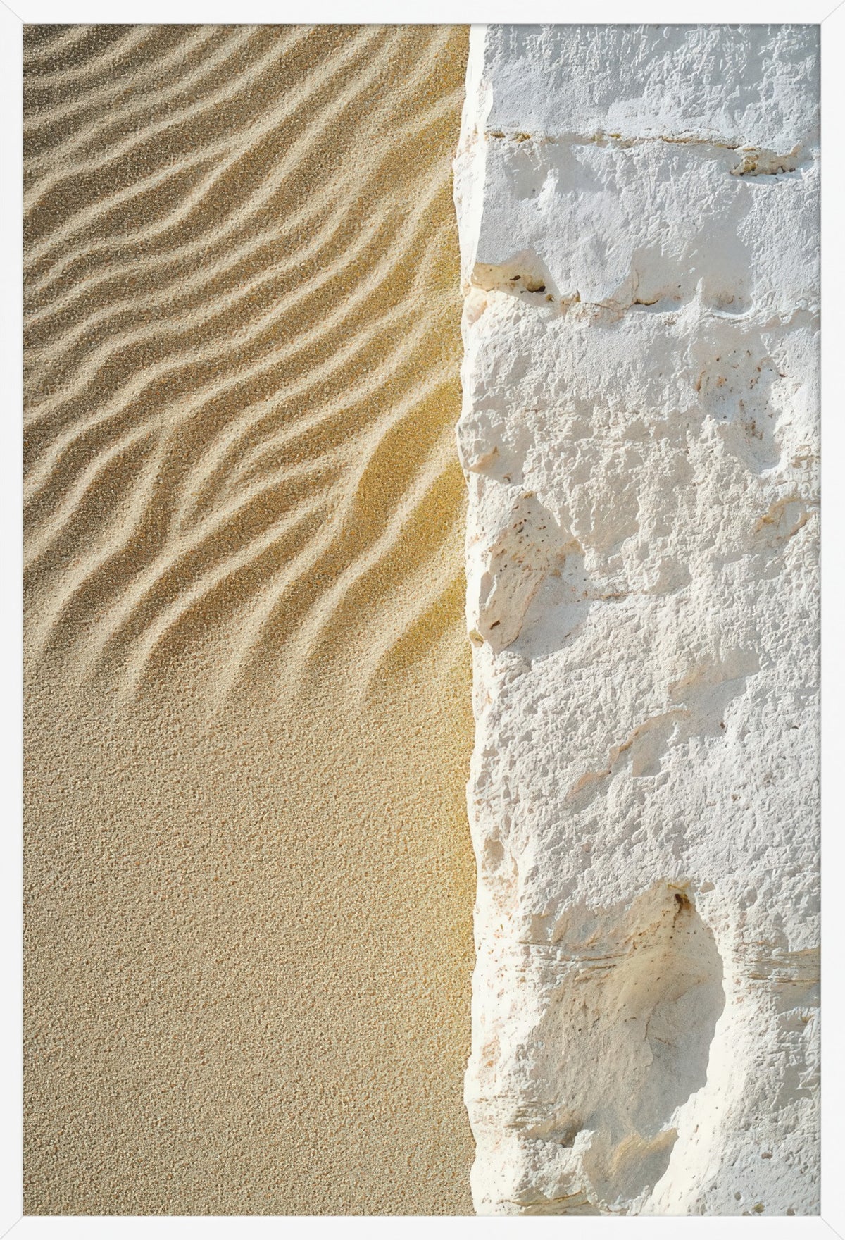 The Border — poster in a white frame, front view