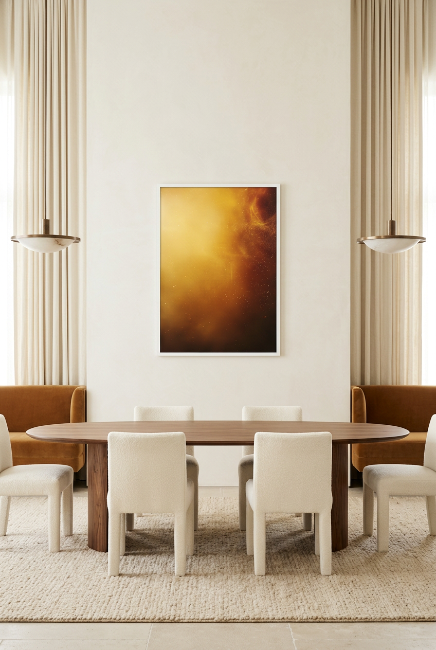 La Nébuleuse d’Or — Poster im weißen Rahmen im Esszimmer