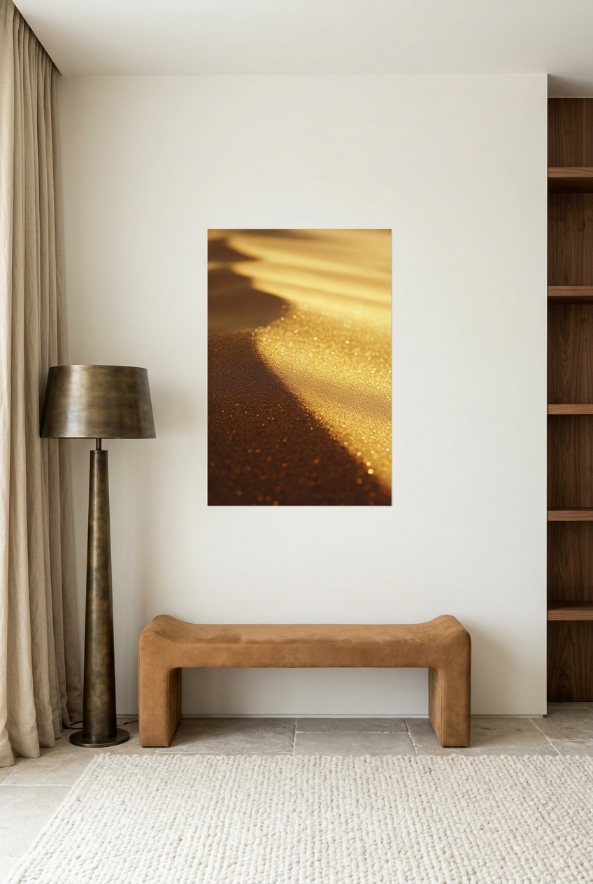La Poudre d’Or — unframed poster in a reading room