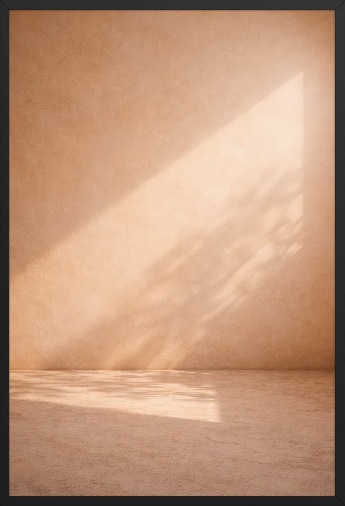 Solar Light — poster in a black frame, front view