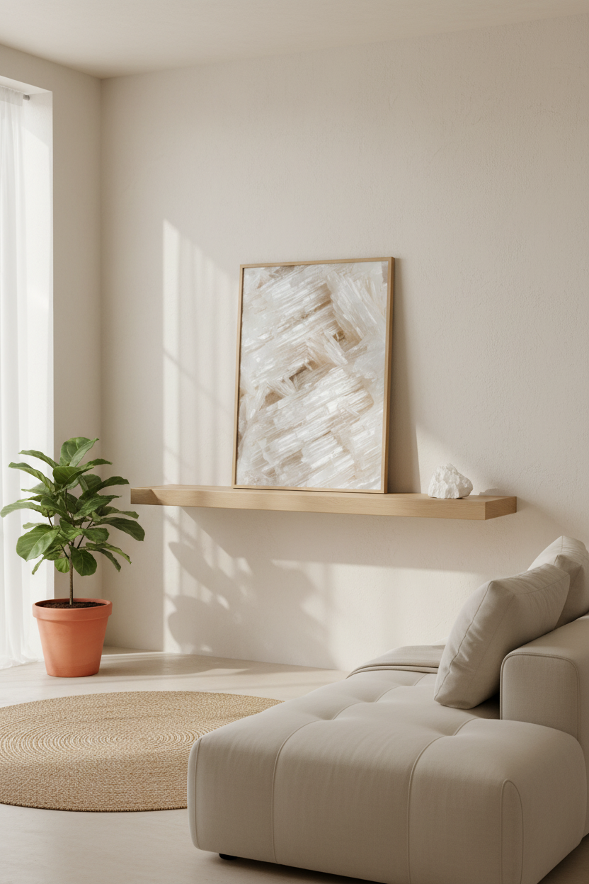 Sélénite Cristallin — living room