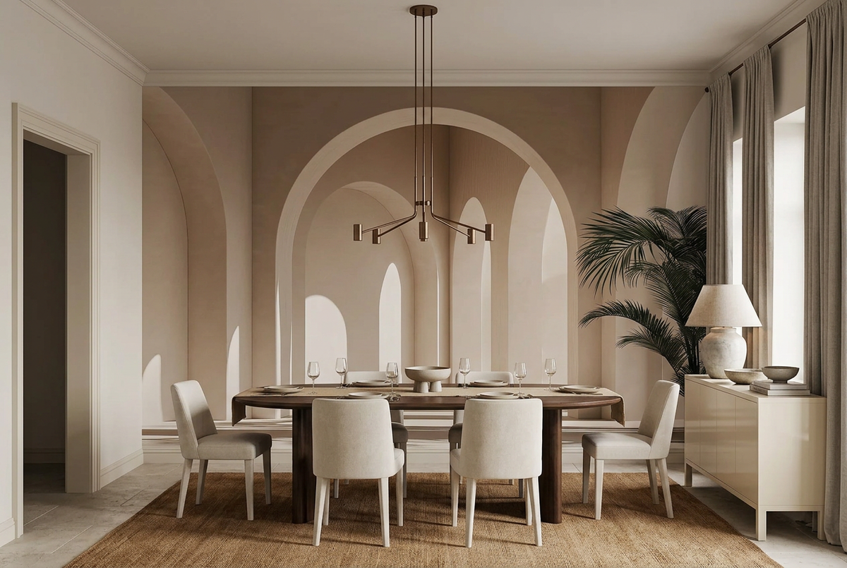 Salle à manger de L’Enfilade aux palmes