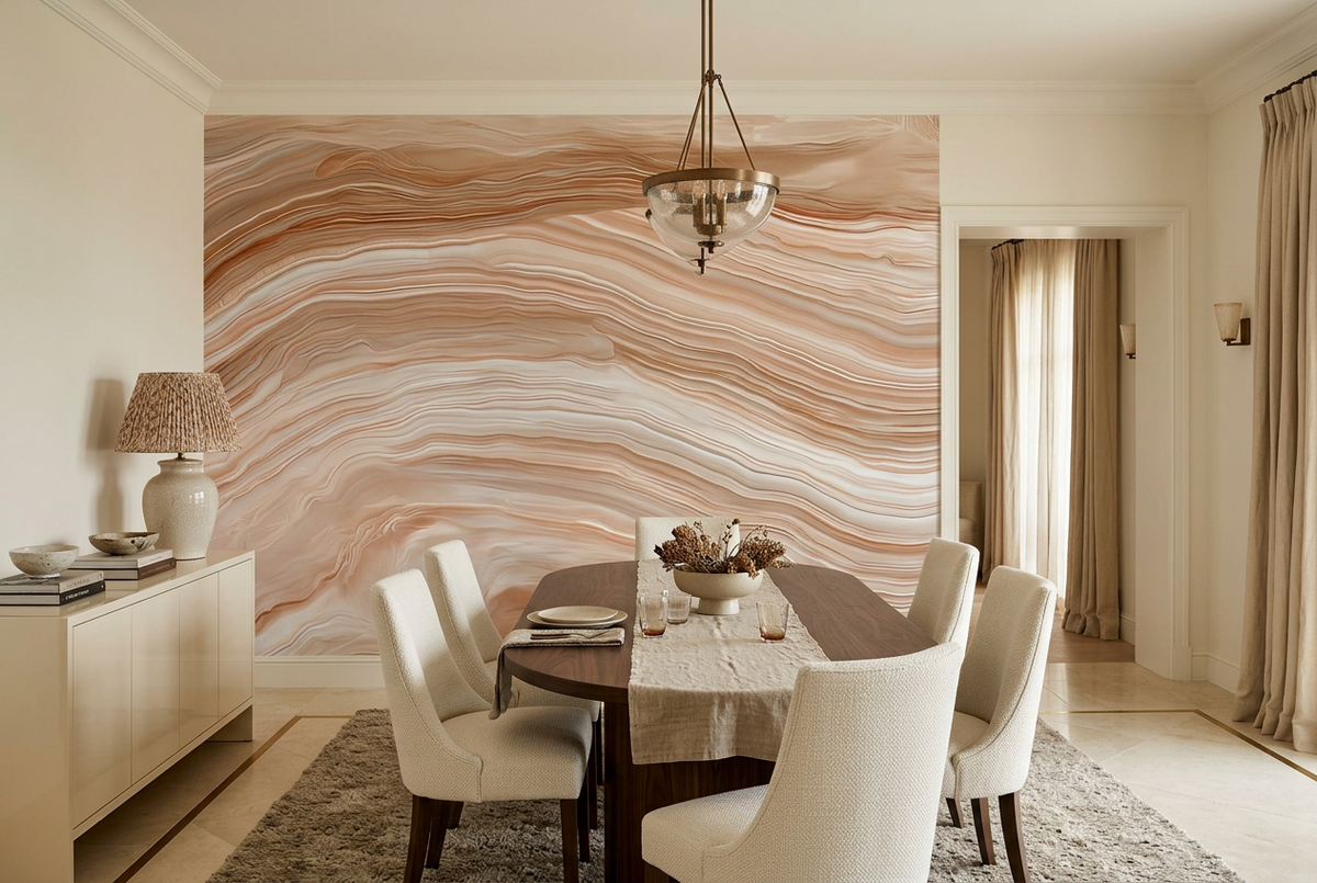 Salle à manger de L’Onyx rosé