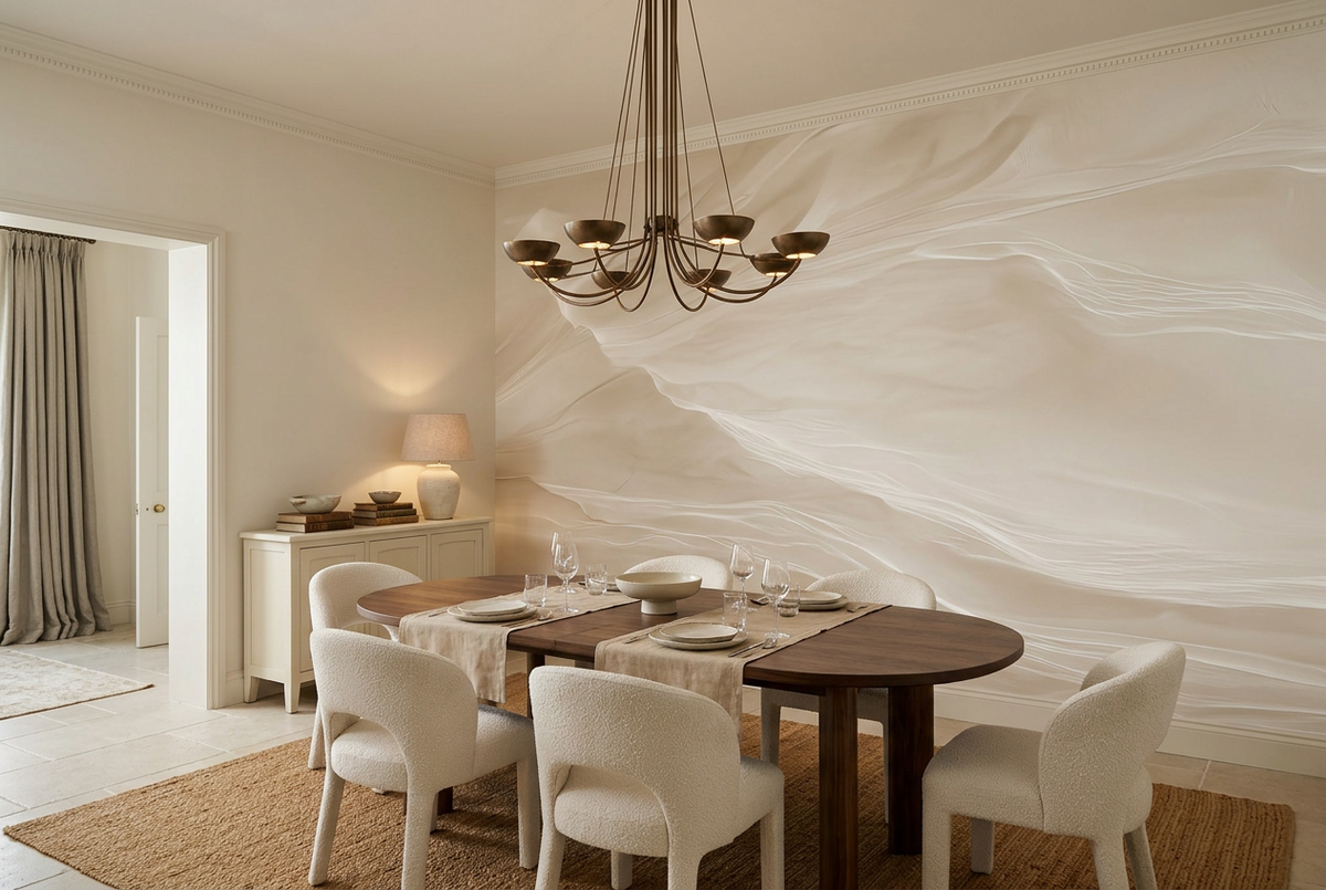 Salle à manger de La Dune de calcaire