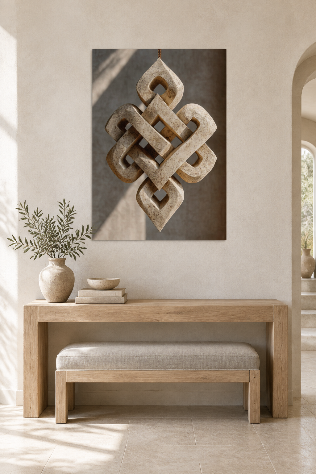 The Stone Knot in an entryway