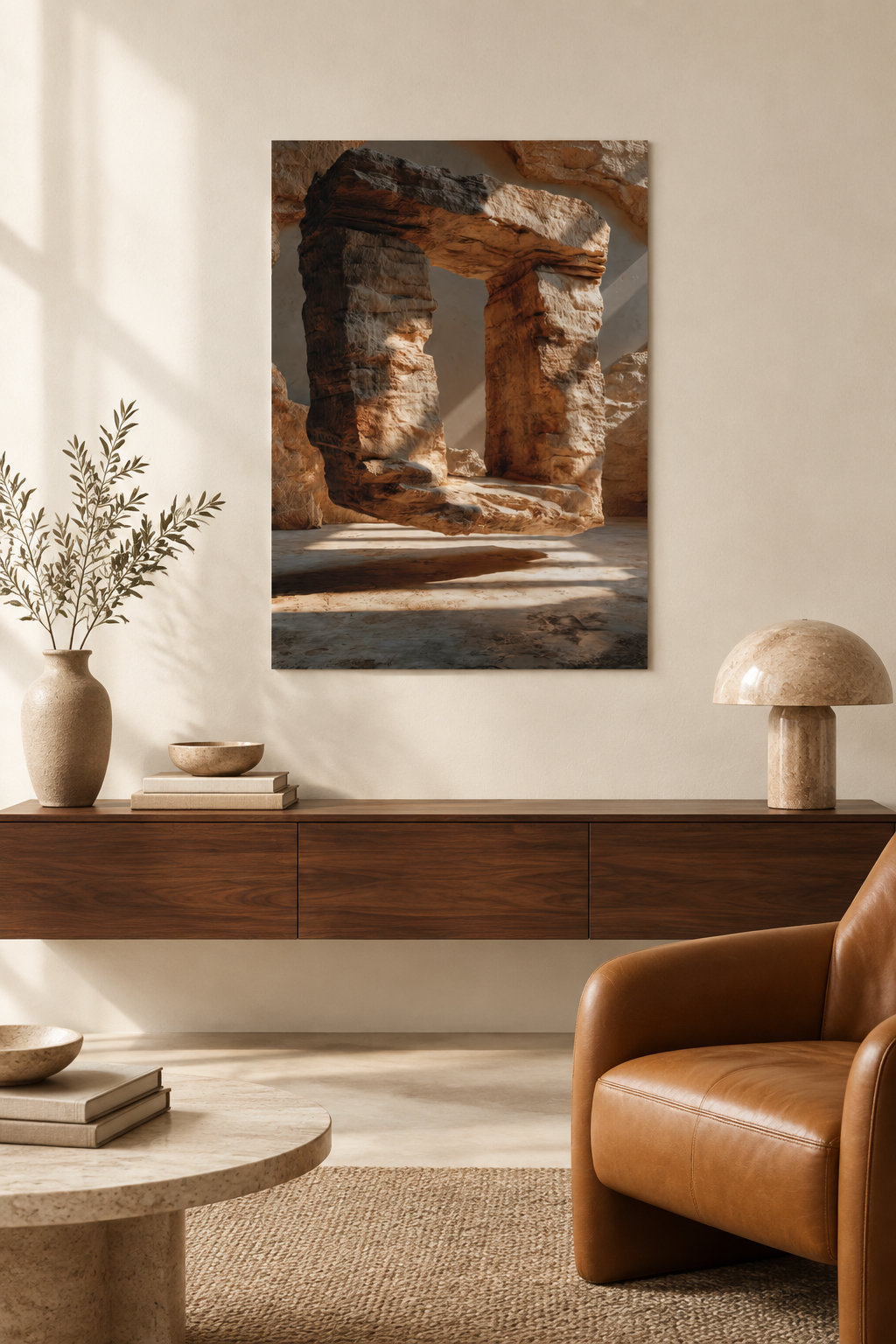 De Rotspoort in een mediterrane woonkamer