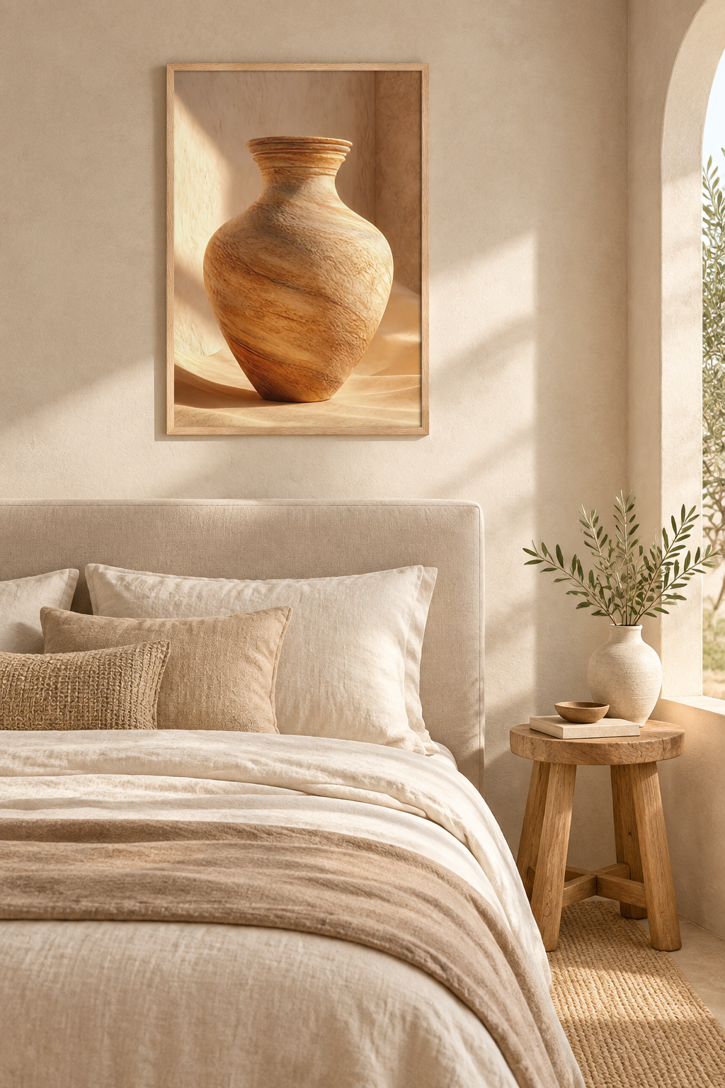 The Veined Vase in a bedroom