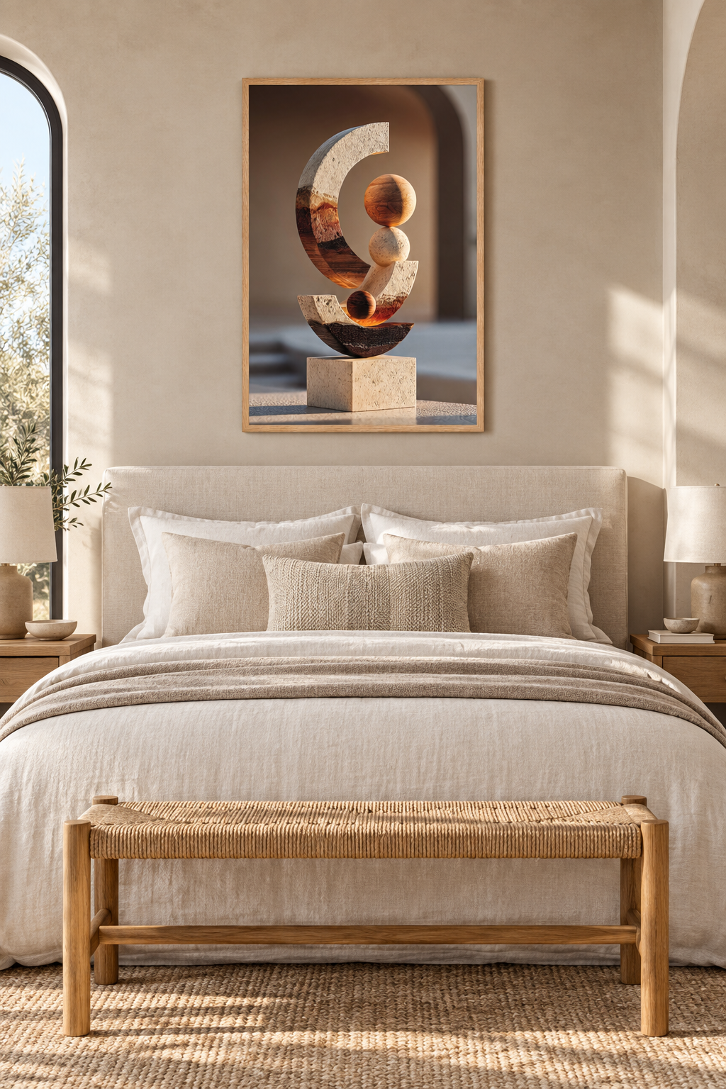 The Crescent Totem in a bedroom
