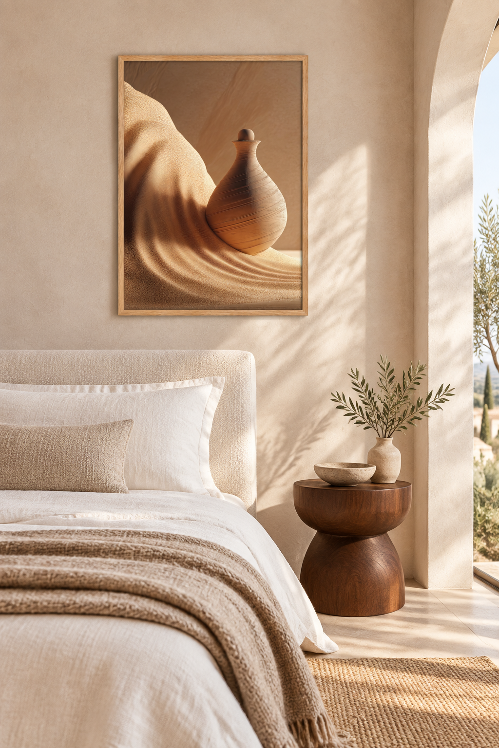 The Flask in the Dunes in a bedroom
