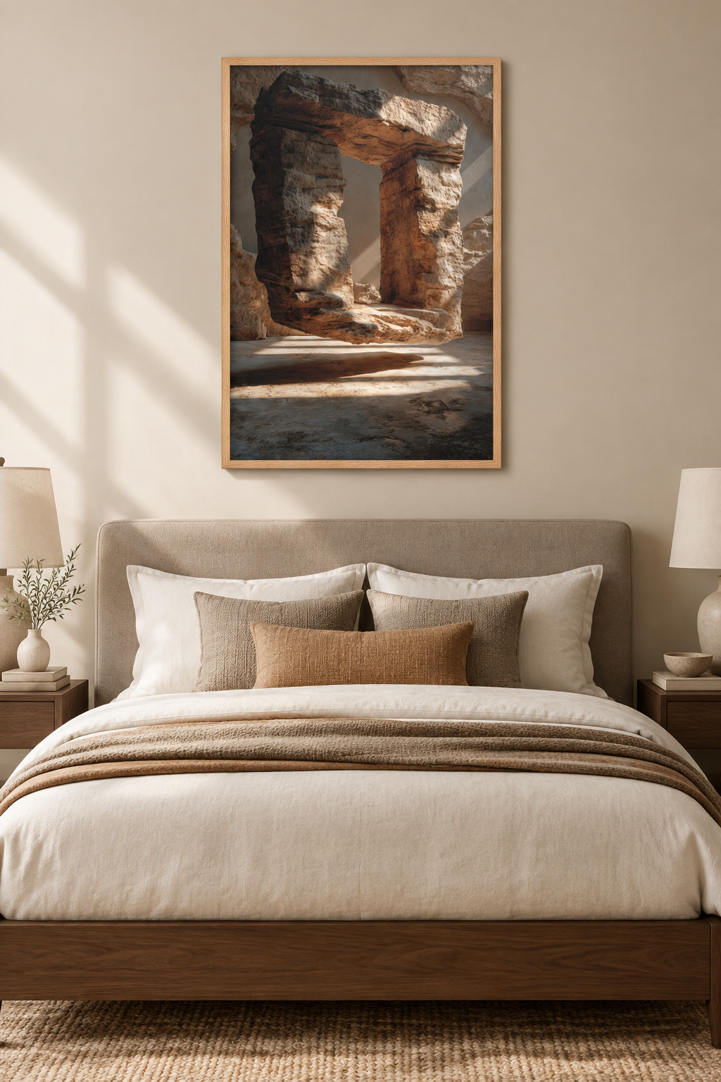 De Rotspoort in een slaapkamer