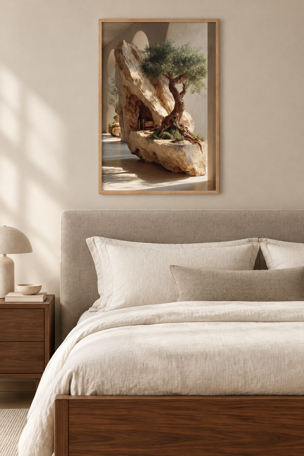 L'Ulivo della Roccia in una camera da letto