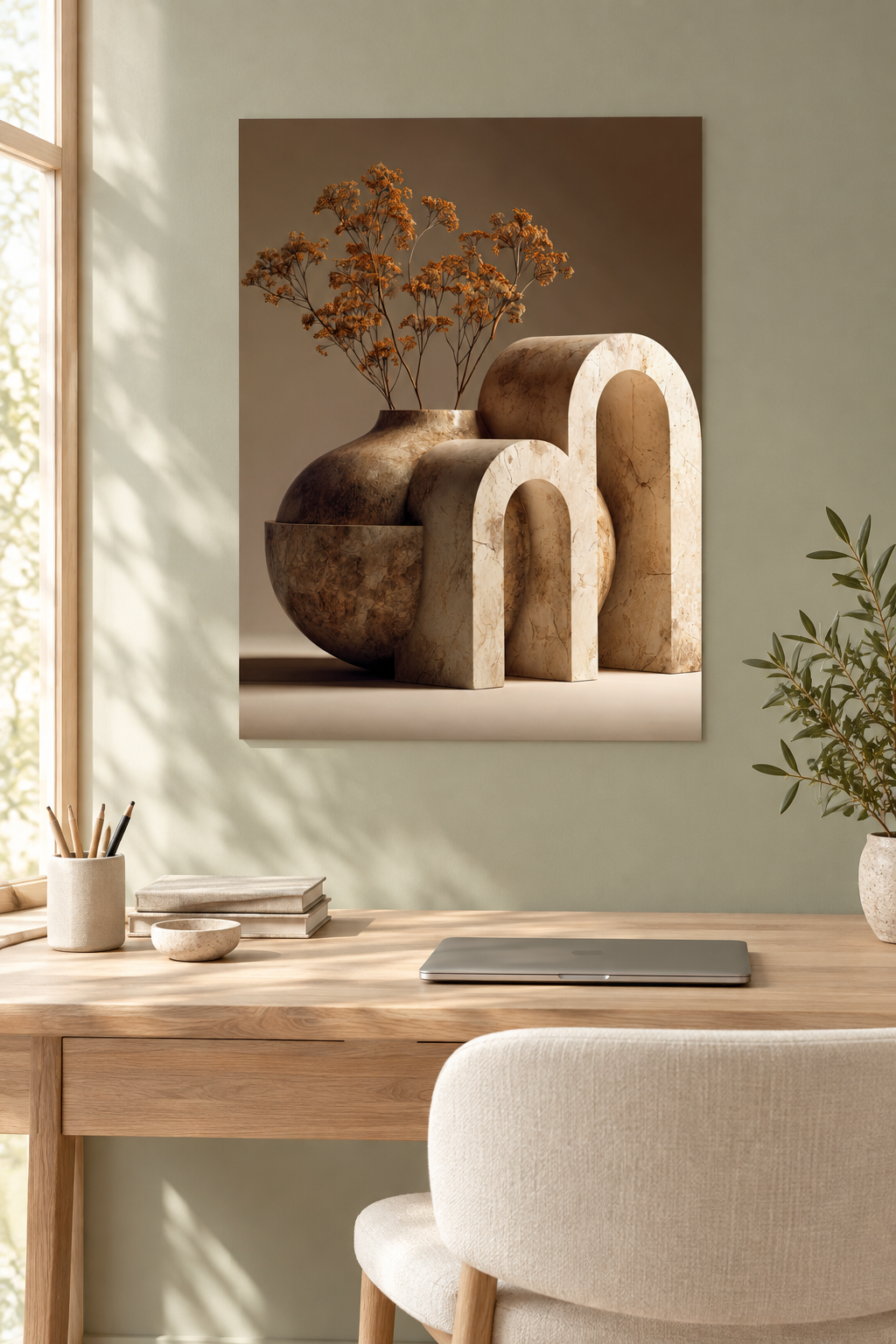 Gli Archi Gemelli in uno studio