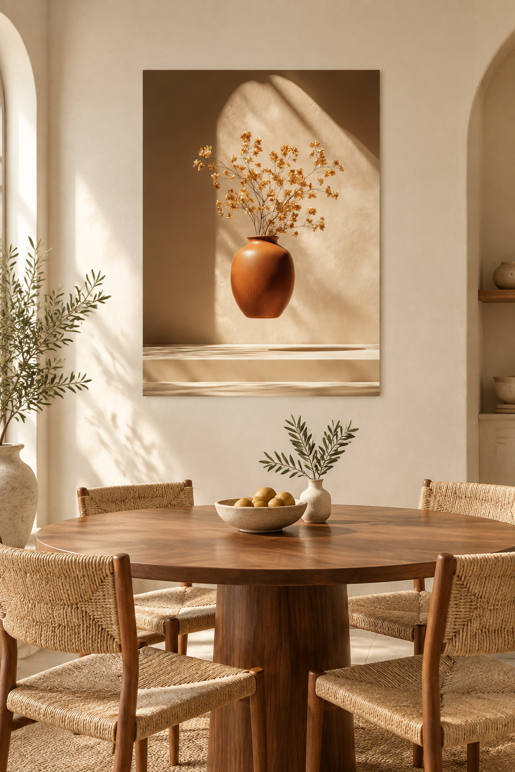 The Golden Sheaf in a dining room