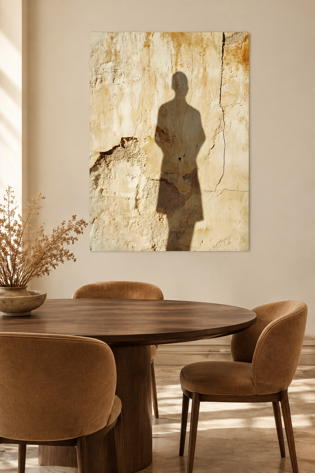 La Silhouette sur la Chaux dans une salle à manger