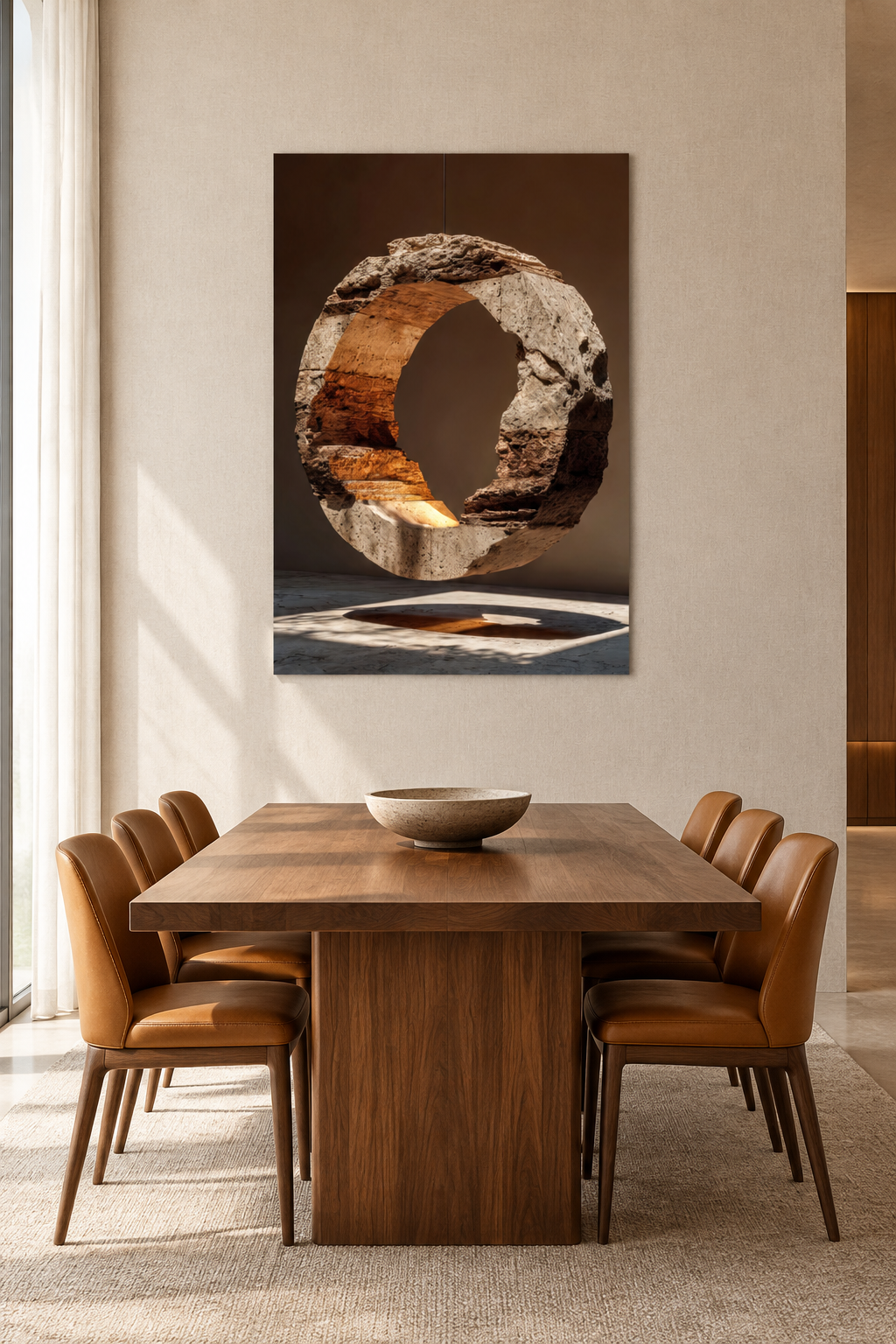 De Stenen Halo in een eetkamer