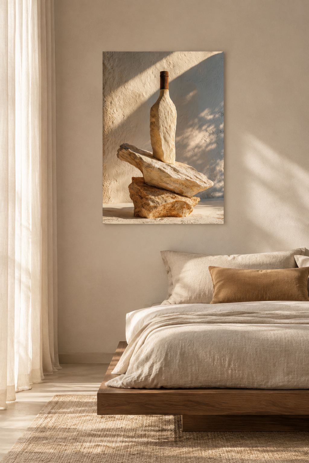 La Bottiglia d'Olio in una camera da letto