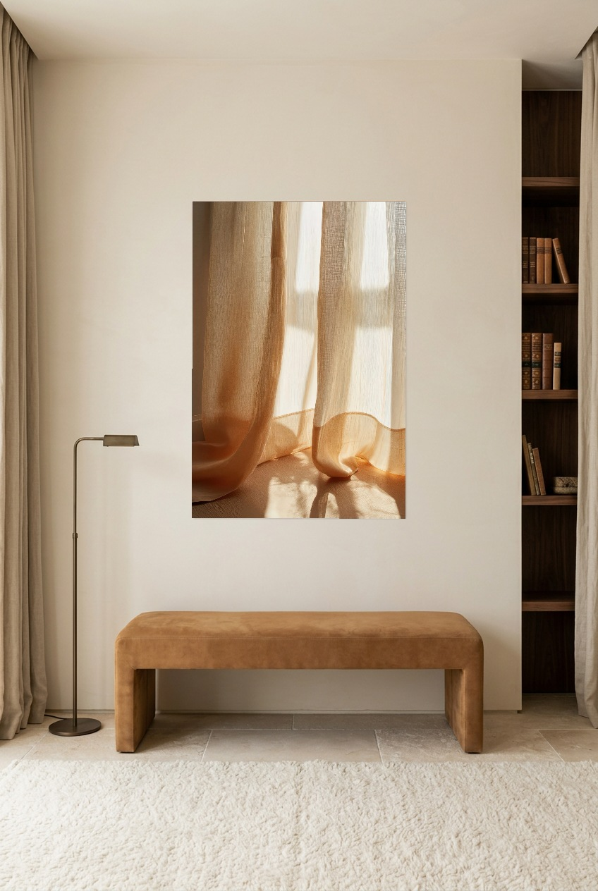 Le Voile d’Or — poster zonder lijst in een leeskamer