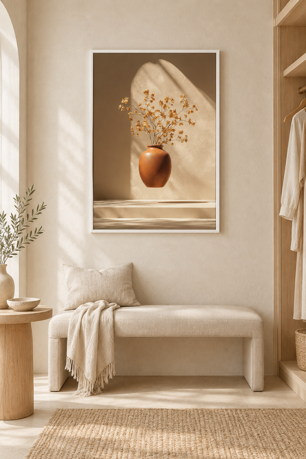 The Golden Sheaf with a white frame