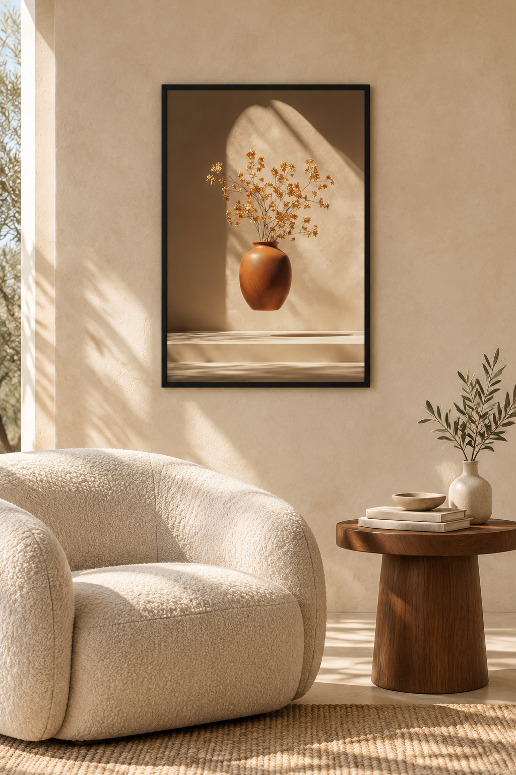 The Golden Sheaf with a black frame