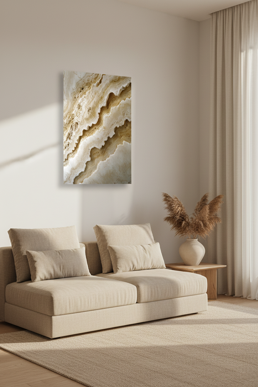 Vagues de Travertin - Salon