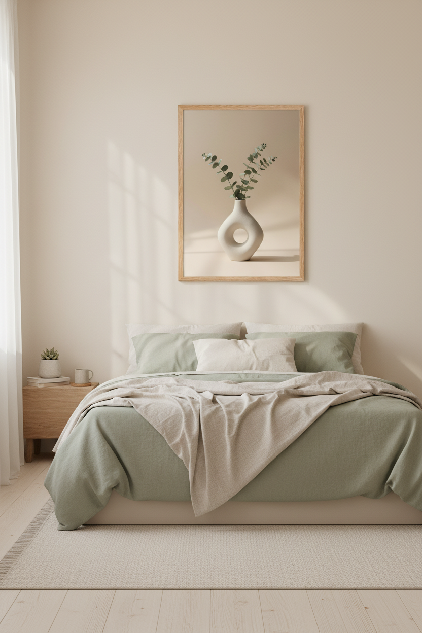 Vase Anneau — chambre scandinave