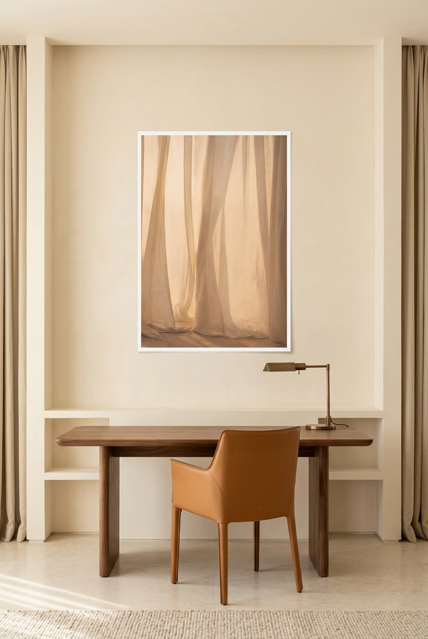 Light Veil — unframed poster in a home office