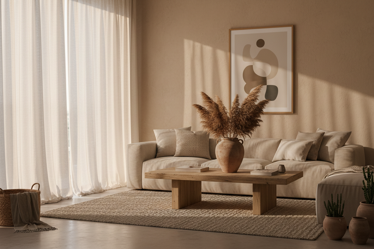 affiche murale art mural dans un intérieur minimaliste — Cassili-home